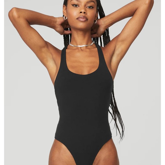 Alo sleek black bodysuit - XS! - Picture 1 of 5